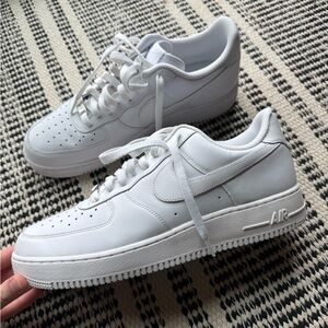 Nike Men's All-White Air Sneakers